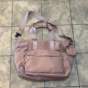 Elegant Pink Quilted Women's Bag